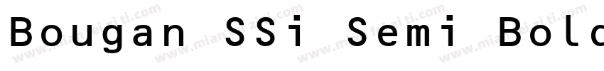 Bougan SSi Semi Bold字体转换